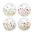 48 Pcs Wildflower Paper Plates, 7 Inch Floral Dessert Plates