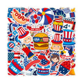 HSHFAMIIY 4th of July Stickers - 4th of July Outfits for Women, 100Pcs Patriotic Stickers - Memorial Day Scrapbooking, 4th of July Accessories Decorations Gifts Crafts Activities Party Favors for Kids