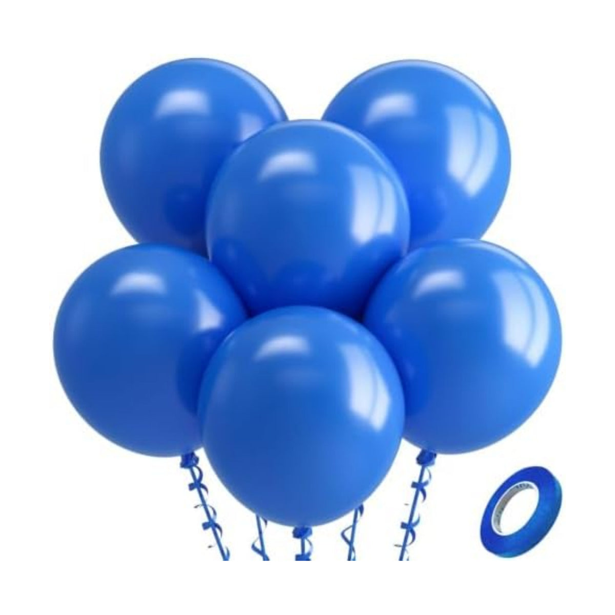 Bezente Royal Blue Latex Party Balloons 18 Inch 30 Pack Large Thick