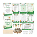 Funnymoom 426 Pcs Football Baby Shower Games, 8 Games Bingo Advice Cards