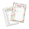 COCHIE Easter Party Games for Adults Family Office Large Groups, Words Pictionary Game, Riddle Games, Word Scramble Game Spring Classroom Activities with Answer Key (Easter)