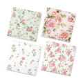 50Pcs Vintage Rose Paper Napkins -2Ply, 6.5×6.5 Inches