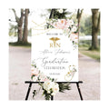 Custom Rn Welcome Sign For Graduation Party 2026, Personalized Nurse Name Pink Floral Graduation Sign, Outdoor Medical Celebration Decor