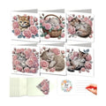 DDGYP 6-Pack Diamond Art Kits for Adults, Diamond Art Cards for DIY Crafts