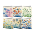 DDGYP 6pcs Diamond Art Cards with Envelopes for Birthday & Daily Greetings