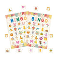 YQUQWN Easter Bingo Game 24 Players Colorful Egg Spring Bingo Cards with Bunny Chick Basket Icons Happy Easter Party Supplies for Holiday Activities