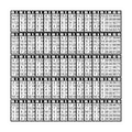 Harloon 1000 Sheets Disposable Bingo Game Cards, Black