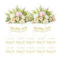 Cinrobiye 24 Pcs Wedding Centerpieces for Tables, Mr & Mrs Centerpiece Boxes for Wedding Reception Decorations, Bridal Shower, Engagement Party, Baby Shower, Wedding Favor and Table Decor