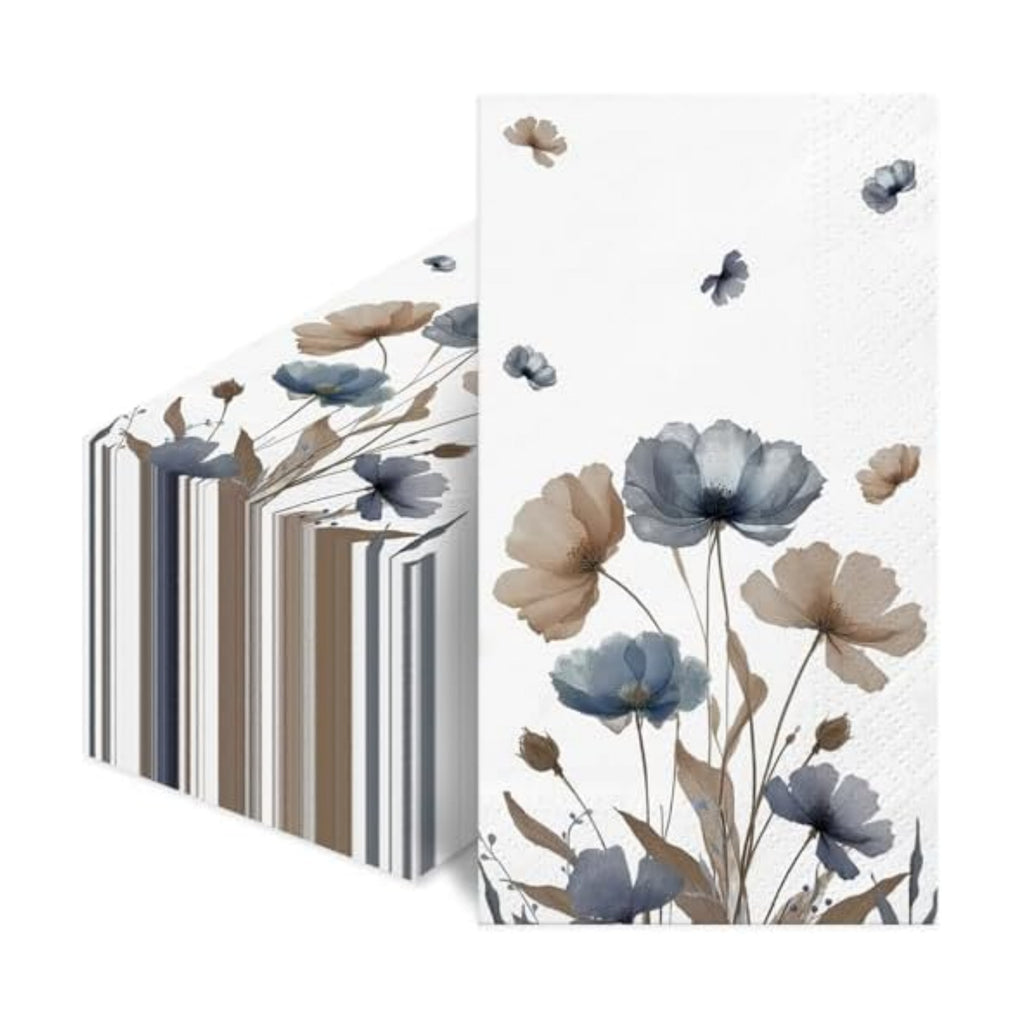 Watercolor Floral Paper Napkins 100pcs