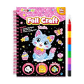 FUNNYB&G Foil Art Craft Kit for Kids, Sparkly Birthday Gift Toy for Girls