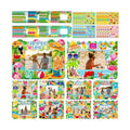 Jetec 48 Sets Hawaiian Picture Frame Craft Kits with Stickers