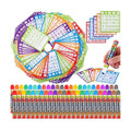Crtiin 228 Pack Game Cards and Dot Daubers Set Includes 180 Bingo Cards and 48 Dot Markers Supplies Calling Card Set for Kids Preschool Children, Large Groups, Family Gathering Activity, Game Night