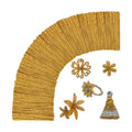 Gold Pipe Cleaners,Glitter Gold Craft Pipe Cleaners,200pcs Supplies for Home DIY Handmade Arts,Arts and Crafts for Kids Ages 6-8,Glitter Pipe Cleaners for Festivals DIY Decorations,Christmas Decor