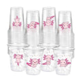 Funnymoom 60 Pack Pink Axolotl Plastic Cups for Birthday Decorations, 12 oz