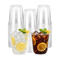50 Pack 12 oz Clear Plastic Cups, Disposable Lemonade Cups