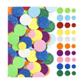 BLMHTWO 480 PCS Round Foam Stickers for Crafts, Glitter Circle Stickers