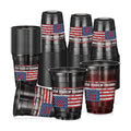 Vesici 100 Pcs 250th Anniversary Plastic Cups, Patriotic Disposable Cups