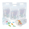 Engrowtic 50 Pcs Back to School Teacher Gift Bags Teacher Appreciation Gift Bags Bulk Resealable Plastic Notebook Line Treat Pouches for First Day of School Retirement Party Favors Supplies