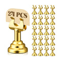 24 Pcs Gold Table Number Holders Metal 1.8 in Place Card Holders