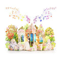 Pop Up Wedding Card, Musical Light Up Just Married Cards for Bride & Groom