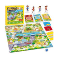 Town Search Board Games, Family Games for Kids Ages 5 6 7 8-12, 2-4 Players, Educational Board Game for Boys Girls 5+, Back to School Gifts for Classroom & Family Nights & Parties