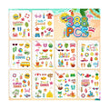 388Pcs Beach Ocean Summer Stickers Bulk for Beach Tropical Party Favors