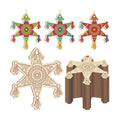 24PCS Wooden Cinco De Mayo Crafts Decorations Mexico Crafts for Kids Fiesta Party Ornaments to Paint, DIY Blank Unfinished Mexican Theme Carnival Cutouts for Tree Hanging Taco Birthday Party