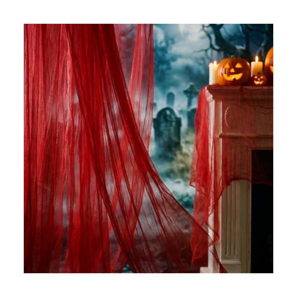 197"x39" Halloween Scary Gauze, Spooky Cloth Party Decoration