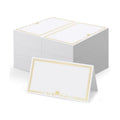 150Pcs Place Cards for Table Setting Wedding Cards with Gold Foil Border