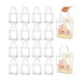 MAQIHAN Clear Gift Bags with Handles - Small Clear Party Favor Bags