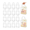 MAQIHAN Clear Gift Bags with Handles - Small Clear Party Favor Bags