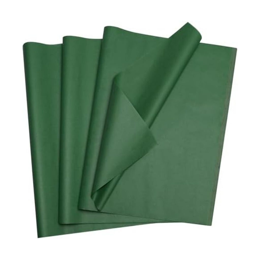 Bobobag 100 Sheets Forest Green Tissue Paper 20"X14" Tissue Paper for Gift Bags, Gift Wrapping Tissue, Christmas Tissue Paper Anniversary Holiday Decoration Arts Craft