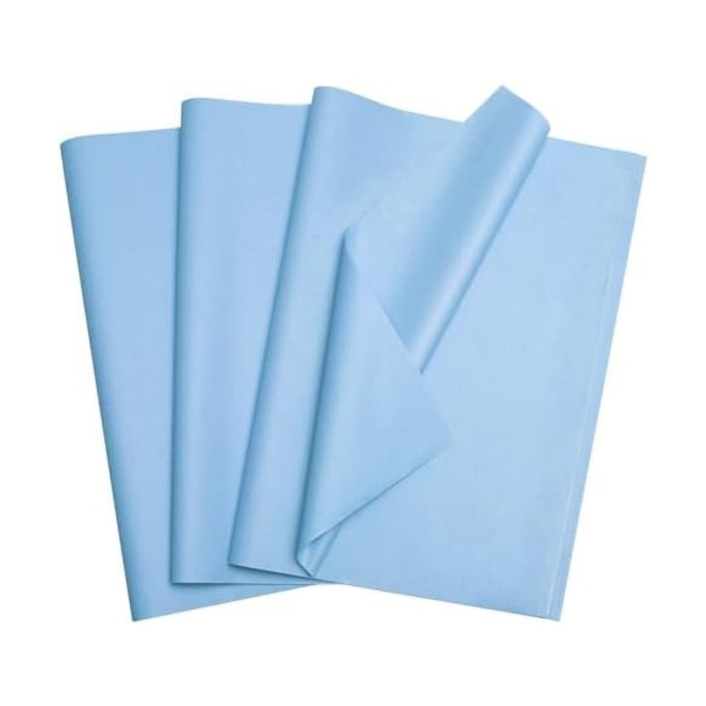 Bobobag 100 Sheets Grey Blue Tissue Paper, 20" x 14" Tissue Paper for Gift Bags, Bulk Gift Wrapping Tissue for DIY Crafts, Birthday, Christmas and Holiday Decor