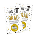 36PCS Graduation Scratch Off Cards - Congrats Grad Raffle Tickets Game Cards for High School College Graduation Party Favors & Supplies