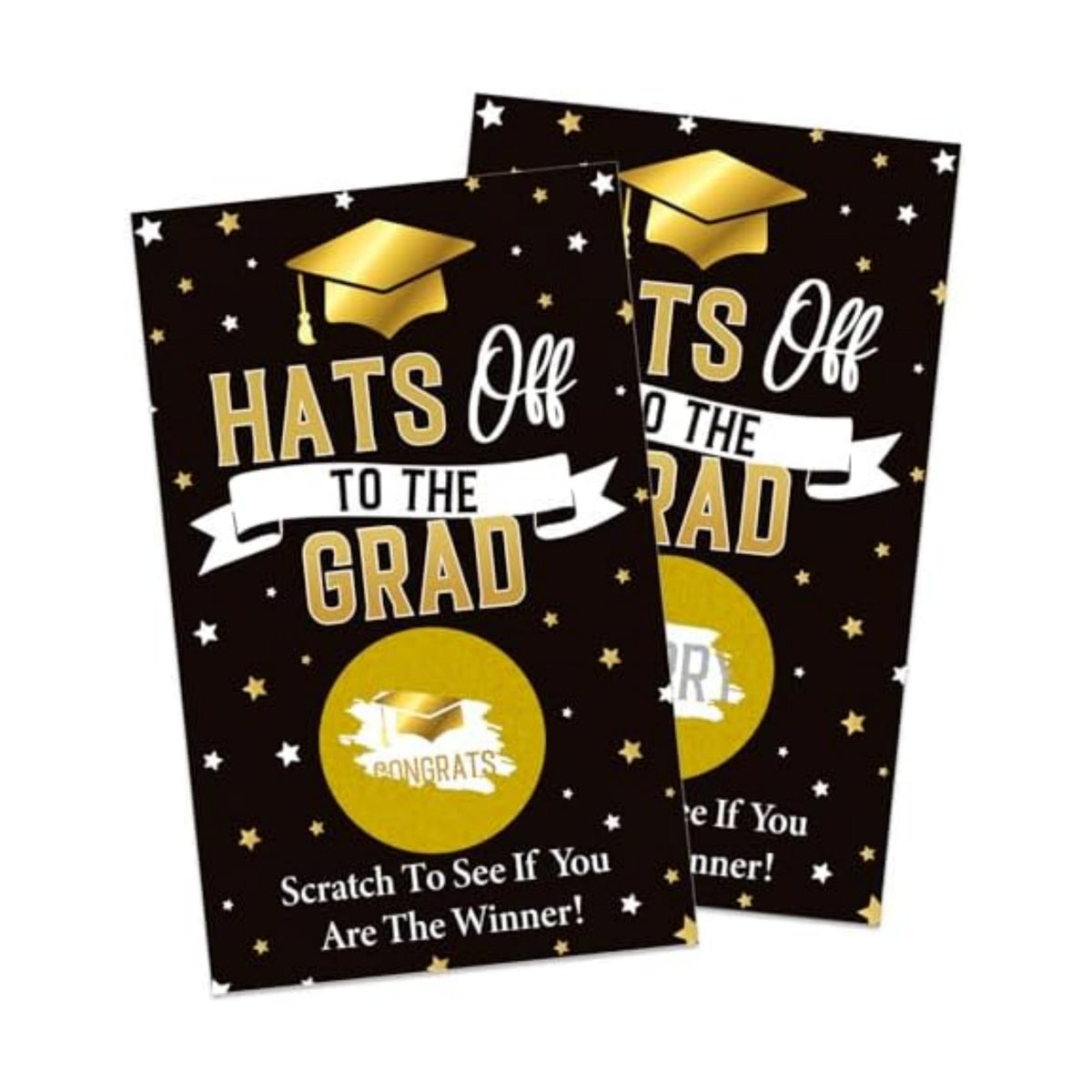 36PCS Graduation Scratch Off Cards - Graduation Party Game Cards Congrats Grad Raffle Tickets Graduation Party Favors Supplies