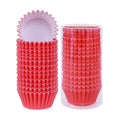 Caperci Heavy Duty Red Cupcake Liners Standard Muffin Baking Cups 150pcs