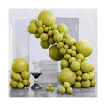 PartyWoo Sage Green Balloons 140pcs Olive Eucalyptus Dusty Green Boho Color