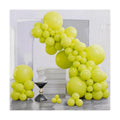 PartyWoo Lime Green Balloons 140pcs Light Pastel Kelly Green Color