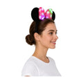 Mouse Ear Light Up Headband, 3D Hair Bow Hairband with LED, Flash Glowing Party Decoration Headwear Hair Accessories for Women Girls