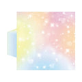 50 Pcs Pastel Paper Napkins 6.5 x 6.5 Inches, Rainbow Theme Disposable Luncheon Dinner Party Napkins Cocktail Napkin for Baby Shower Weddings Birthday Party Decorations (Pastel)