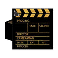 50 Pcs Movie Night Paper Napkins 6.5 x 6.5 Inches, Movie Theme Disposable Luncheon Dinner Party Napkins Cocktail Napkin for Film Action Lights Camera Popcorn Birthday Party Decorations (Movie Night)