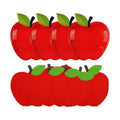 50Pcs Back to School Apple Plates and Napkins Party Supplies, Disposable First Day of School Dessert Plates Napkins Tableware Set for Preschool Kindergarten Teacher Classroom Decorations (Apple)