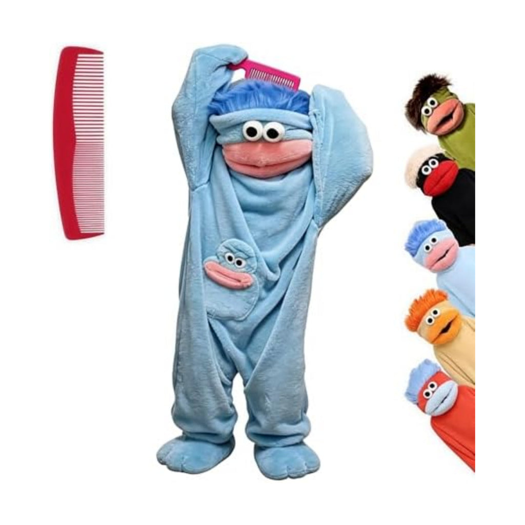Big Mouth Monster Onesie Silly Monster Onesie Plush Onesie Pajamas Cozy Home Loungewear (No Shoes Included)
