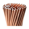 [100 Pack] Lives on Green Rose Gold Biodegradable Paper Drinking Straws, Disposable Party Straws for Birthday, Weddings, Cocktail Parties & Decorations (7.75'' x 0.24'')