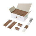 NATURALABEL Self-Adhesive Napkin Bands, Pack of 2,000, Brown