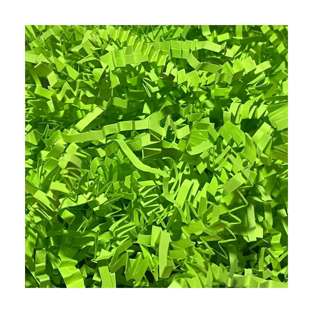 10 LB Fluorescent Green Crinkle Cut Paper Shred Filler Great for Gift Wrapping, Basket Fillers, Birthday, Gift Wrapping, Anniversary, Halloween Thanksgiving Christmas Party Decor Filling Supplies