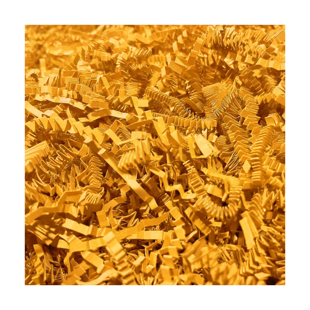 Zankubom 10 LB Golden Crinkle Cut Paper Shred Filler Great for Gift Wrapping, Basket Fillers, Birthday, Gift Wrapping, Anniversary, Halloween Thanksgiving Christmas Party Decor Filling Supplies