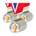 20 Pcs You Make a Difference Medals Bulk 2'' Employee of the Month Award Enamel Star Recognition Medals with Neck Ribbon Trophy Prizes Gift for Colleague Coworker Team Retirement Competitions