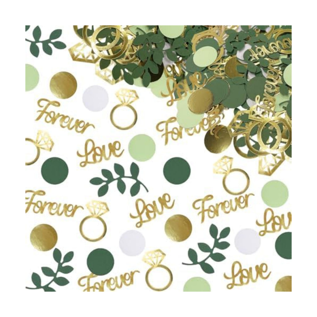 180PCS Greenery Wedding Table Confetti Decorations