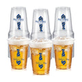 Willinglong 50 Pack Father's Day Plastic Cups 12 oz for Party